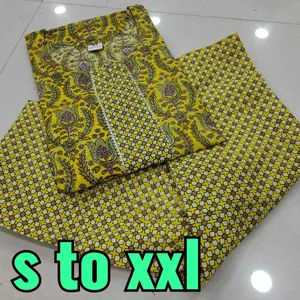 Setelan salwar musim panas katun cetak untuk wanita kurta katun India dengan celana dan setelan dupatta untuk anak perempuan dan wanita