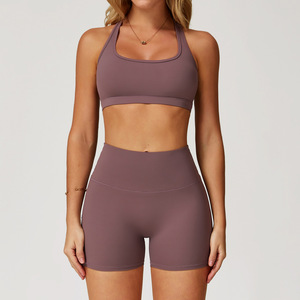Conjunto Deportivo Casual para Mujer de Gran Venta, de Spandex y Nailon, Transpirable y de Secado Rápido, de Cintura Alta con Efecto Levanta Glúteos para Yoga, Gimnasio y Fitness - Product Image 4