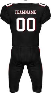 Ensemble de maillot et short de football américain entièrement sublimé sur mesure, respirant, grande taille, vêtements pour adultes, séchage rapide, devant et dos - Product Image 3