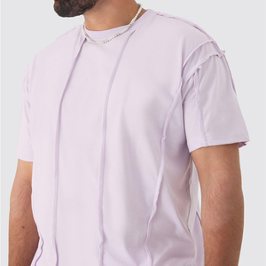 Ensembles de t-shirts et shorts de conception de logo personnalisé de haute performance en bas quantité minimale de commande de style haut deux pièces vêtements de rue pour les ensembles jumeaux pour hommes - Product Image 3