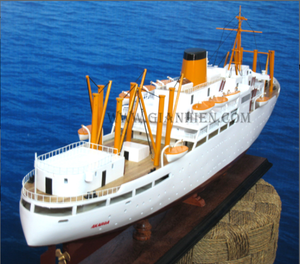 Gia Nhien Fabricant Conception personnalisée quantité minimale de commande bas MS AKAROA MODÈLE DE BATEAU EN BOIS MODÈLE DE BATEAU EN bois DE HAUTE QUALITÉ - Product Image 1