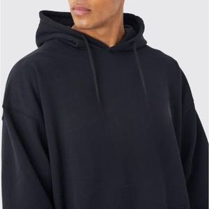 Sudaderas con Capucha para Hombre, Sudaderas Extra Grandes, Estilo Urbano, Hombros Caídos, Algodón Grueso, Bolsillo Funcional - Product Image 2