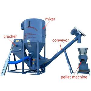 Nouvelle ligne de production complète d'aliments pour bétail et volaille Système de production de granulés d'aliments pour animaux personnalisable - Product Image 2