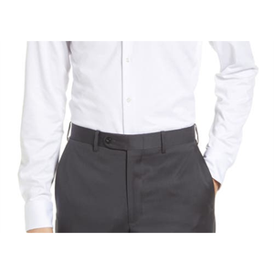 Camicia elegante bianca da uomo For Boss Hank, vestibilità slim, 100% cotone popeline, taglia 15.5R, antipiega, disponibile anche nelle taglie 5XL e 6XL - Product Image 3