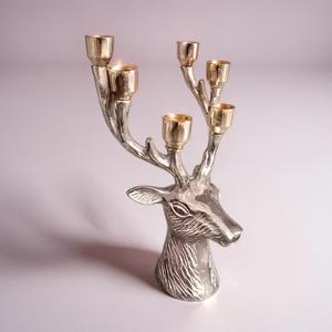 Polished Aluminum Seesaw Ornament Table Top Metal <b>Candle</b> <b>Holders</b> <b>Lanterns</b> & Jars - Product Image 1