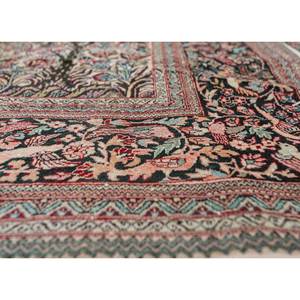 Classic Floral Hand Knotted Silk <b>Rug</b> Pae-5873 in Pink & Purple for Teen Living Room for Hallway-Gulmarg Collection - Product Image 3