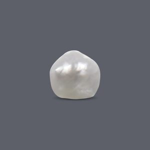 ไข่มุกบาร็อคสีขาวธรรมชาติ น้ำหนัก 3.55 กะรัต สำหรับทำเครื่องประดับ - Product Image 1