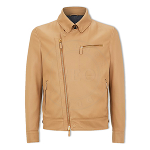 แจ็คเก็ตหนังคลาสสิกแฟชั่นฤดูหนาวอบอุ่นสุภาพบุรุษ - Product Image 4