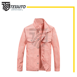 เสื้อแจ็กเก็ตยีนส์สำหรับผู้ชายระบายอากาศได้ดีเสื้อแจ็กเก็ตยีนส์ไซส์ใหญ่พิเศษผลิตในปากีสถานออกแบบโลโก้ได้ตามต้องการ - Product Image 1