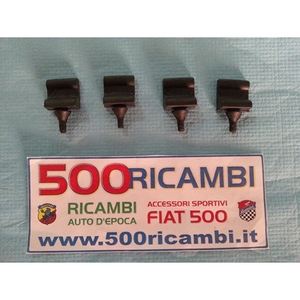 Kit FIAT 500 D F L R con 4 PEZZI GOMMINO PARACOLPI COFANO MOTORE Prodotto in Gomma per Automotive GUAARNIZIONI E GOMMINI CODICE GUA25 - Product Image 1
