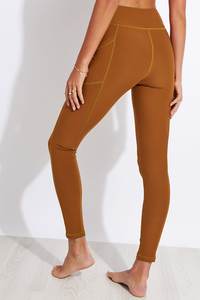 กางเกงเลกกิ้งเอวสูงสำหรับผู้หญิงเอวสูงผ้าโพลีเอสเตอร์สแปนเด็กซ์ผ้าถักแบบยืดหยุ่นออกแบบได้ตามที่ต้องการ - Product Image 2