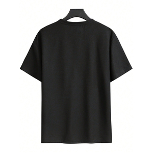 T-shirts d'été surdimensionnés en coton durable avec finition délavée à l'acide et toutes les options d'étiquettes de broderie de logo personnalisé disponibles - Product Image 1