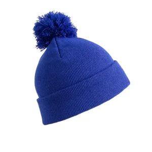 Chapeau en laine à pompon promotionnel pour merchandising personnalisé - Product Image 2