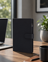 Carnet multifonctionnel avec notes autocollantes colorées, papier graphique, porte-cartes de visite, fermeture magnétique, journal, Regalo Corporativo