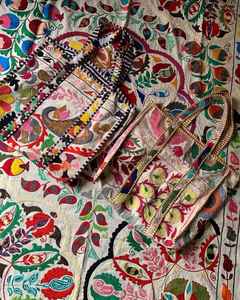 Bolsos de Mano de Tela Bordados a Mano Personalizados con Asa Superior y Bolsillo Pequeño, Bolsos de Hombro para Compras, Accesorios para Mujer - Product Image 1