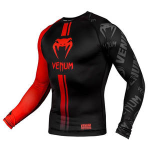 BJJ rash GUARD MMA ชุดออกกำลังกายใช้ในยิมเสื้อรัดรูประบายอากาศได้พอดีกับ Jitsu กิโมโน Jiu Jitsu - Product Image 3