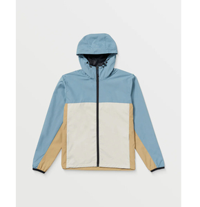 Chaqueta de senderismo impermeable para exteriores de poliéster 100% personalizada para hombre, ropa para correr, cortavientos, transpirable, con capucha, para lluvia - Product Image 2