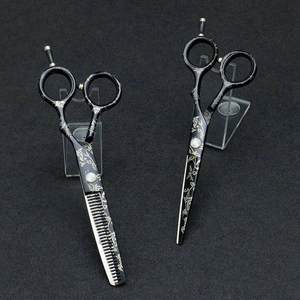 Bola personalizada de alta calidad, máquina de corte de extremos divididos, tijeras de peluquero, Cara de cejas, nuevo acero inoxidable recto - Product Image 4