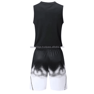 Uniforme de baloncesto unisex hecho a medida, conjunto de talla grande transpirable de secado rápido de alta calidad, el diseño impreso más popular para adultos - Product Image 3