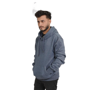 Sweat-shirt à capuche en molleton de coton pour homme en gros, sweat-shirt à capuche personnalisé, vêtements décontractés unisexes - Product Image 5