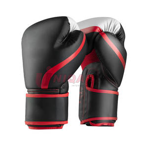 Gants de boxe en cuir de couleur OEM personnalisés Gants de boxe unisexes personnalisés en gros - Product Image 1