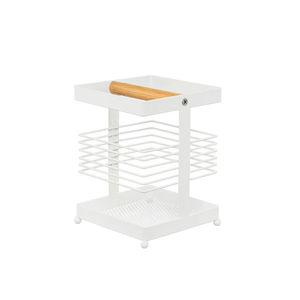 Porte-couverts carré moderne en métal fer baguettes couteau fourchette organisateur pour cuisine vaisselle salle à manger support de rangement - Product Image 2