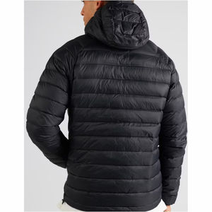 Chaqueta acolchada de invierno con capucha y cierre de cremallera para hombre, chaqueta acolchada de calle para exteriores - Product Image 5