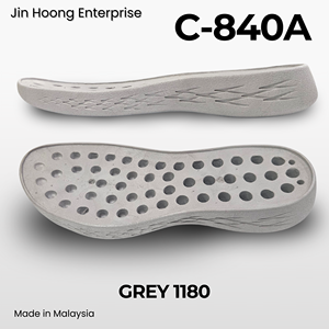 Chaussures pour enfants Jin Hoong C-840A, gris clair, PVC, semelle extérieure ultralégère de 30 mm d'épaisseur, légères, confortables, durables, antidérapantes, imperméables - Product Image 2