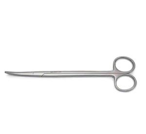 Tijeras Metzambaum de Acero Inoxidable de Alta Calidad, Curvas, Puntas Cegas, 18 cm, Fabricante de Instrumentos Quirúrgicos de Acero Inoxidable - Product Image 6