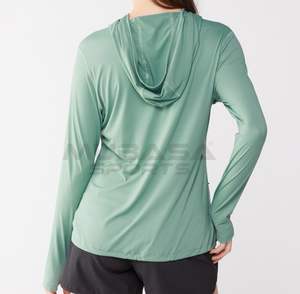 Sudadera con capucha con estampado personalizado para mujer, Sudadera con capucha de Lago Cráter, ropa a prueba de sol, Sudadera con capucha de algodón de estilo coreano para mujer - Product Image 5