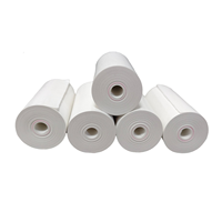 Rouleau de papier thermique direct blanc pour reçus de caisse 57/80mm, logo personnalisé pour systèmes de paiement de détail en supermarché/centre commercial