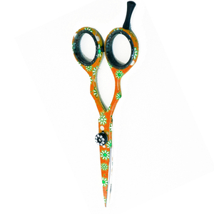 Ciseaux à cheveux de coiffeur de meilleure qualité vis fantaisie revêtues de papier avec lames tranchantes durables ciseaux de coiffure de salon - Product Image 3