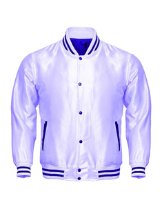 Chaqueta Varsity de alta calidad para hombre, tipo botón a la moda, diseño de moda, ropa de calle, chaqueta Varsity de satén, prendas de vestir - Product Image 2