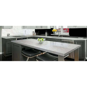Grande dalle de quartz Calacatta Bianco Unionstone pour application murale moderne - Product Image 2