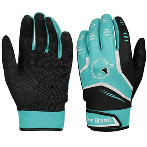 Gants de frappe de baseball sur mesure Prix de gros Haute qualité Technologie de préhension en cuir Taille adulte et junior Gants de frappe - Product Image 1