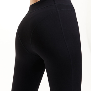 Leggings Polyester Pantalon imprimé longueur cheville Push Up Leggings élastiques sans couture Taille haute Leggings d'entraînement de couleur unie - Product Image 5