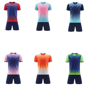 Vente en gros 2024-25 Dernier maillot de football de club Uniforme de football de Thaïlande Vêtements de sport génériques Vêtements de football à séchage rapide - Product Image 5