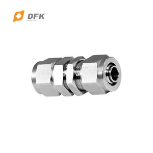 Bulkhead Union Rapid Pneumatic Fitting For Air Hose Connector