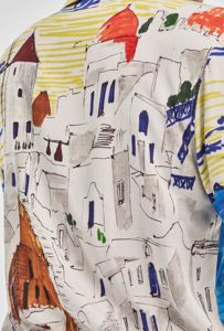 Camisa de Manga Corta con Cuello Cubano para Hombre, Nueva Colección 2026, con Estampado de Letras, Antiarrugas, Casual, para Uso Diario, Imperio Shop - Product Image 2