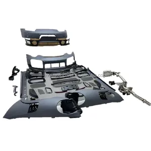Pour Porsche Cayenne 2011-17, mise à niveau du modèle ancien : 24 pare-chocs avant et arrière, capot, ailes, échappement, aileron arrière, kits carrosserie pour voitures - Product Image 3