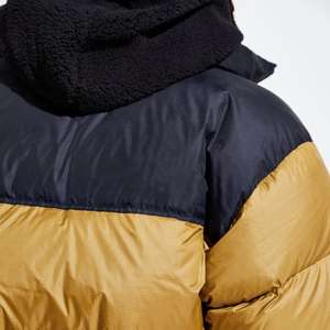 Venta directa de fábrica, chaqueta de burbujas impermeable con logotipo personalizado para hombre, chaquetas con capucha de algodón acolchada de talla grande - Product Image 4