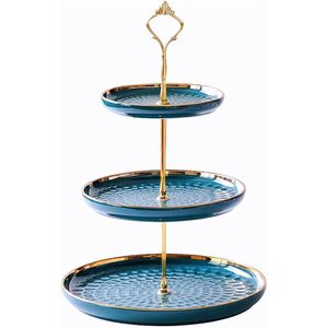Support à gâteau décoratif en fer doré, multi-usages, pour mariage, centre de table, fournitures de fête, support à cupcakes - Product Image 6