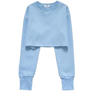 Cropped Hoodie Women <b>Sweatshirts</b> Lady Crop Top Pullover Hoodies Short Hoodies for Women - Product Image 6