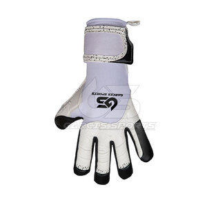 Guantes de portero de cuero de alta calidad con soporte de muñeca de doble correa antideslizante agarre de látex Palm Pro Match Design - Product Image 2