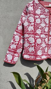 แจ็กเก็ต Kantha ทำด้วยมือ10ชิ้นเสื้อโค้ทของขวัญเพื่อนเจ้าสาวเสื้อโค้ทแบบกลับด้านได้คละแบบอินเดีย - Product Image 4