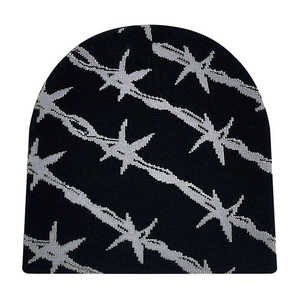 Gorro de Invierno Cálido para Hombre y Mujer, Gorro de Punto de Lana Estilo Hip Hop, Gorro Jacquard Informal para Actividades al Aire Libre en Venta - Product Image 5