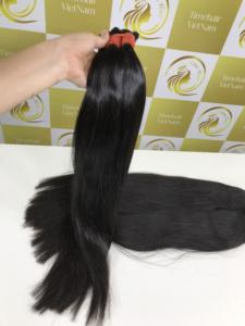 Extensiones de Cabello Vietnamita Virgen Remy de Alta Calidad con Doble Trama Cosida a Máquina, Naturales, Lisas y Sin Procesar, al por Mayor - Product Image 3
