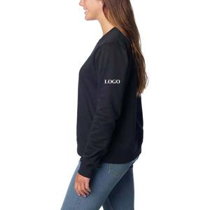 Sudadera de mujer de calidad Premium, Sudadera ligera transpirable sólida, ropa de calle con hombros caídos, sudaderas informales - Product Image 3
