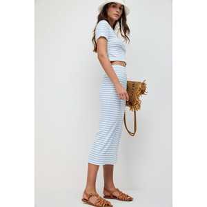 Falda Midi Elástica Tipo Lápiz - Product Image 4