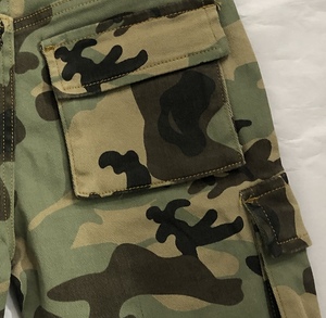 Pantalones cortos de los hombres de moda de los hombres de carga pantalones cortos de calidad superior de impresión de pantalones multicolor con múltiples bolsillos en nuevo estilo corto - Product Image 4